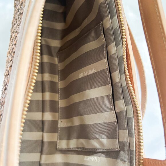 Brahmin Lenox Clutch Natural Nantucket Leather Purse, Originally $298.00 - Picture 13 of 15